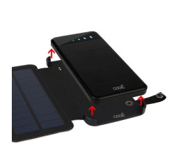 Bateria Externa Universal Power Bank 10000mAh 4 Paneles Solares Cool