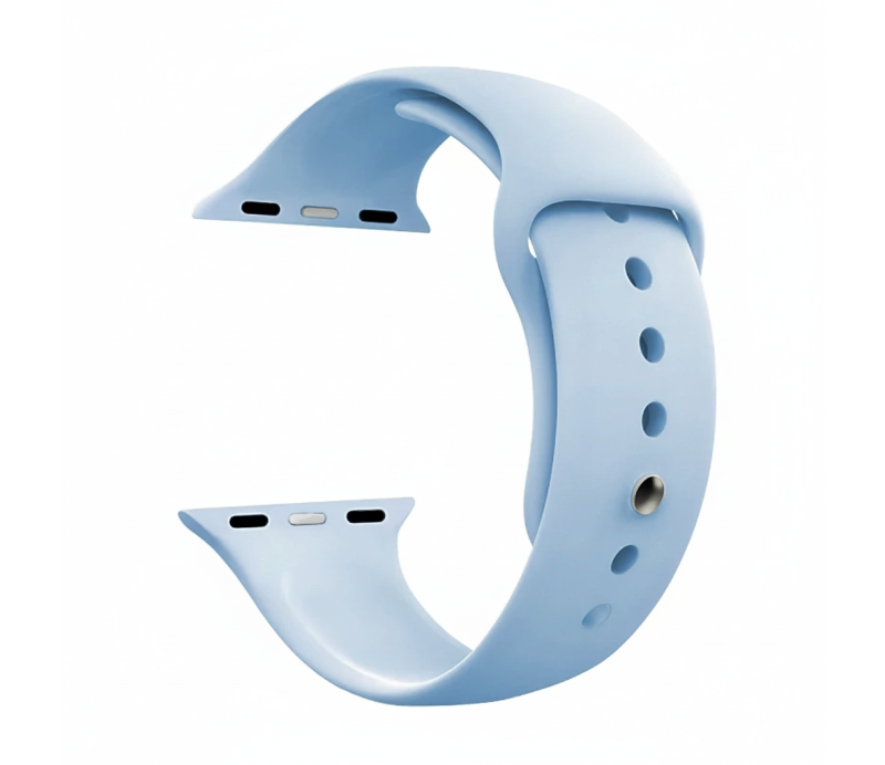 Correa Apokin Apple Watch 42 / 44 / 45mm 06402 Silicona Azul Claro