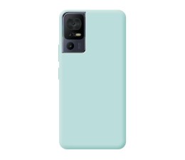 Funda Apokin Smartphone TCL 40SE Silicona Azul Turquesa 15213