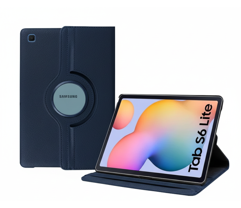 Funda Apokin Rotativa Tablet Samsung Tab S6 Lite Azul 11789