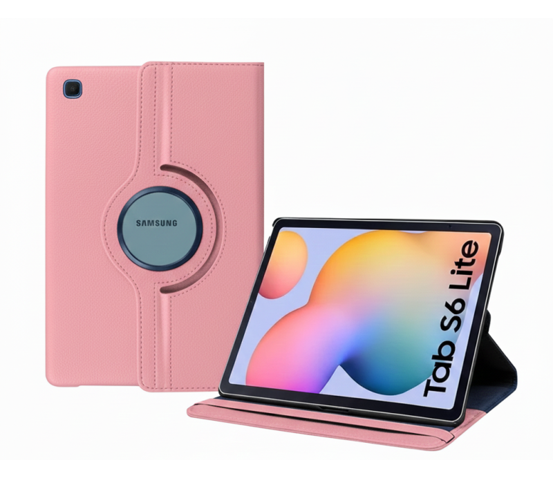 Funda Apokin Rotativa Tablet Samsung Tab S6 Lite Rosa 11789