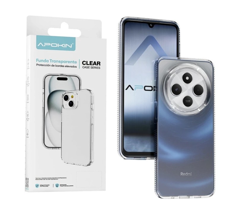 Funda Apokin Xiaomi Redmi 14C FU63061 Premium Antigolpe Transparente