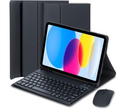 Funda con Teclado y Raton para iPad 10º Gen 10.9" / iPad 11º Gen A16 11" 2025 - Negro
