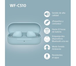 Auriculares Bluetooth TWS Sony WF-C510L.CE7 - Azul