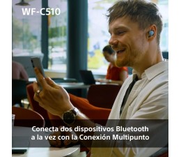 Auriculares Bluetooth TWS Sony WF-C510L.CE7 - Azul