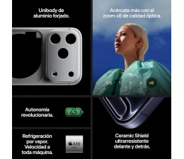 Smartphone Apple iPhone 17 Pro Max 256GB - Plata