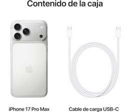 Smartphone Apple iPhone 17 Pro Max 256GB - Plata