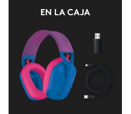 Auriculares Gaming Logitech G435 LIGHTSPEED Wireless Inalambrico 2.4GHz - Azul/Rosa