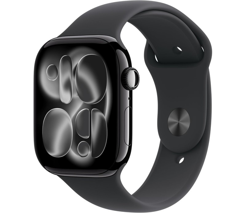 Smartwatch Apple Watch Series 11 GPS + Celular 46mm MFC44QL/A Aluminio Negro con Correa Sport Negro
