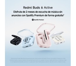 Auriculares BT TWS Xiaomi Redmi Buds 6 Active BHR8395GL - Rosa