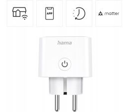 Enchufe Inteligente Hama 00176638 Mini 16A 3680W