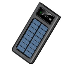 Bateria Externa Universal Powerbank 10.000 mAh + Panel Solar COOL (4 Conexiones)