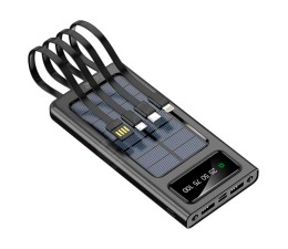 Bateria Externa Universal Powerbank 10.000 mAh + Panel Solar COOL (4 Conexiones)