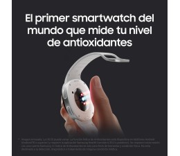 Smartwatch Samsung Galaxy Watch 8 44mm LTE SM-L335FZS - Plata / Blanco