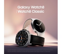 Smartwatch Samsung Galaxy Watch 8 44mm LTE SM-L335FZS - Plata / Blanco