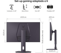 Monitor Gaming LG 27" Ultragear 27G610A-B LED IPS QHD 200Hz