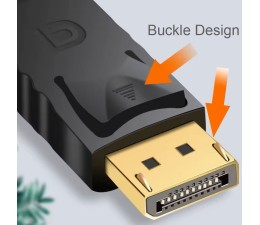 Adaptador 4K DisplayPort DP Macho a HDMI Hembra con cable