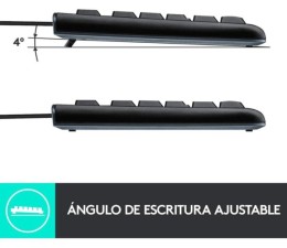 Teclado USB Logitech K120 - Negro