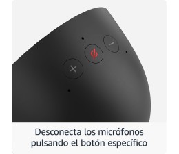 Altavoz Inteligente Amazon Echo Spot con Reloj Desperatdor (2024) - Negro