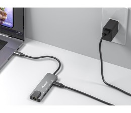 HUB Docking Station USB Tipo C Equip 5 en 1 HDMI / RJ45 / USB 3.2 / 100W 133489
