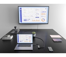 HUB Docking Station USB Tipo C Equip 5 en 1 HDMI / RJ45 / USB 3.2 / 100W 133489