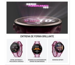 Smartwatch Garmin Forerunner 165 AMOLED - Blanco