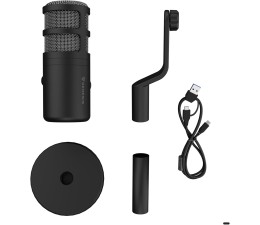 Microfono Genesis Radium 350D Condensador Cardiode Dinamico USB Sobremesa NGM-2168