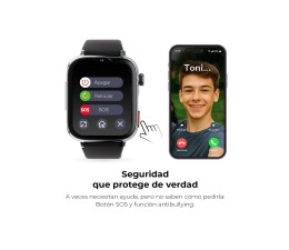 Smartwatch Savefamily Savewatch Plus 2 Blanco Frambuesa