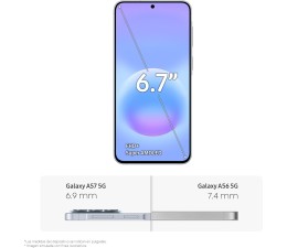 Smartphone Samsung A57 SM-A576 5G 12GB 512GB Azul Claro