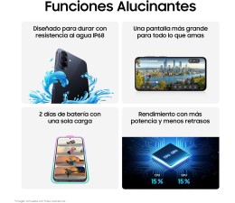 Smartphone Samsung A57 SM-A576 5G 12GB 512GB Violeta