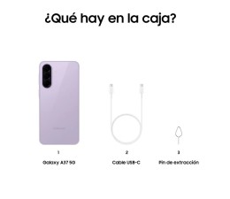 Smartphone Samsung A37 SM-A376 5G 8GB 256GB Violeta