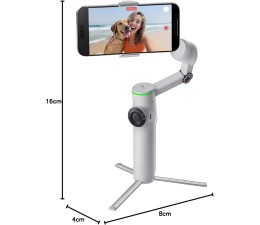 Gimball Insta360 Flow2 Pro Creator Kit para Smartphone Acero Gris