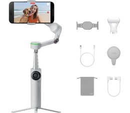 Gimball Insta360 Flow2 Pro Creator Kit para Smartphone Acero Gris