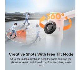 Gimball Insta360 Flow2 Pro Creator Kit para Smartphone Acero Gris