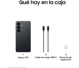 Smartphone Samsung S26 SM-S942 5G 12GB 256GB Negro