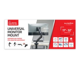 Soporte 1 Monitor Superior Pro 17"-32" SUPSPC003