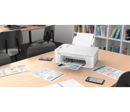 Impresora Multifuncion Tinta Color Canon TS3751i Wifi - Blanco