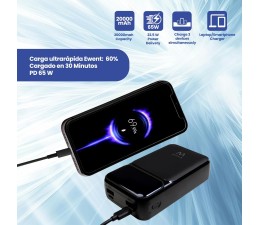 Bateria Externa Powerbank Ewent EW1164 20000mAh PD 65W