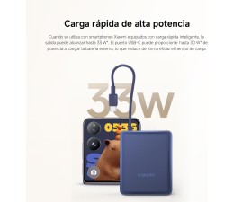 Powerbank Xiaomi Redmi 10000mAh 33W Cable Integrado BHR9341GL Azul