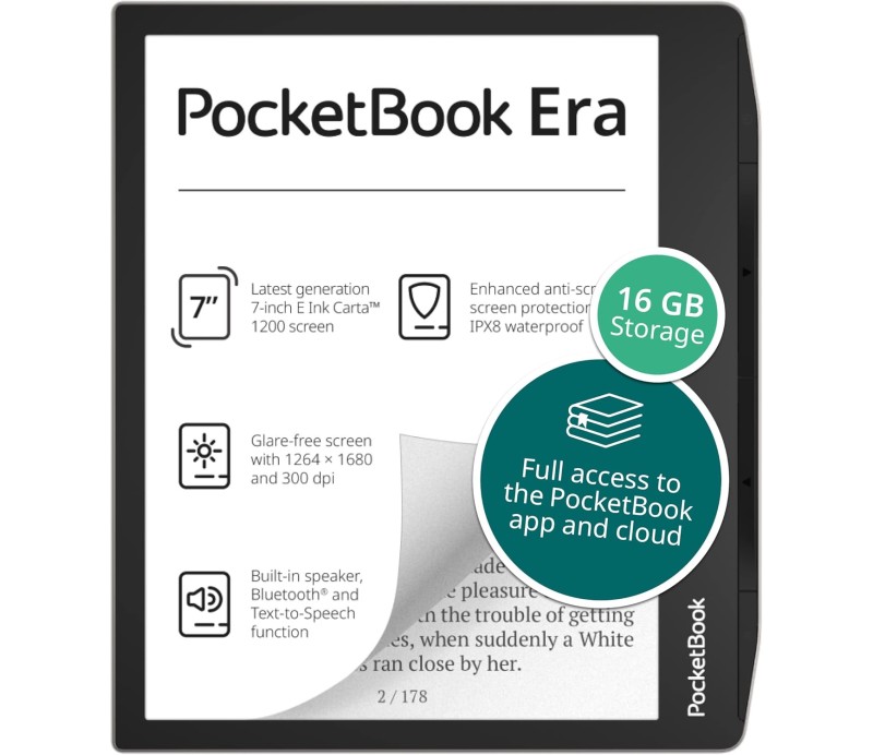 Libro Electronico Pocketbook Era 7" PB700-U-16-WW Plata