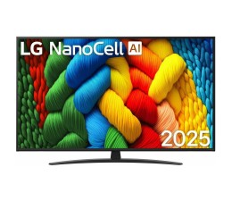 Televisor LG 55" 55NANO81A6A 4K UHD NanoCell Smart TV WebOS 25