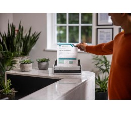Escaner Sobremesa Brother ADS1800W 30Ppm Duplex Automatico USB 2.0 USB Tipo C Wifi Adf 20 Hojas 15Ppm USB