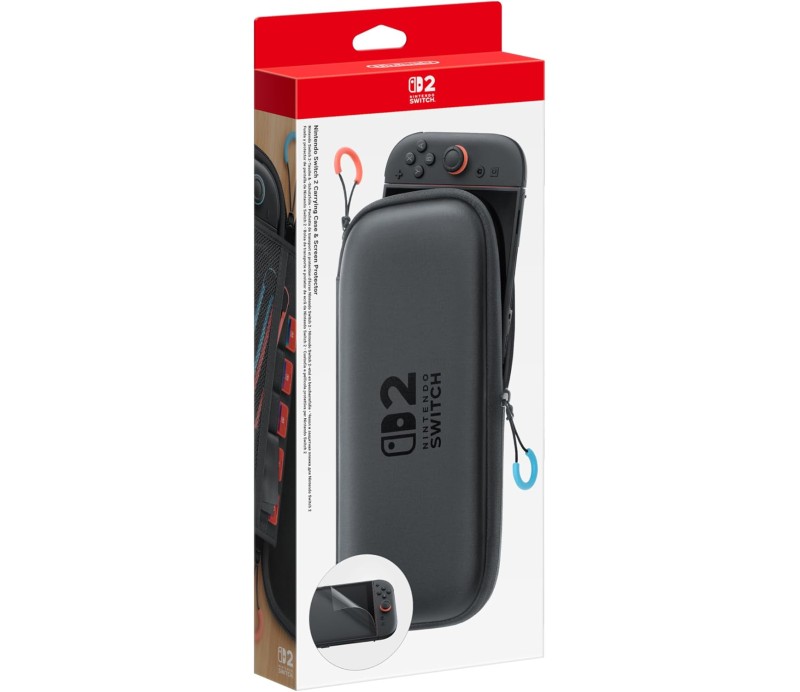 Funda Oficial y Protector Pantalla Nintendo Switch 2
