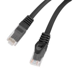 Cable Red Latiguillo UTP CAT6 RJ45 1.5m Lanberg PCU6-10CC-0150-BK Negro