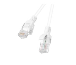 Cable Red Latiguillo UTP CAT6 RJ45 2m Lanberg PCU6-10CC-0200-W Blanco