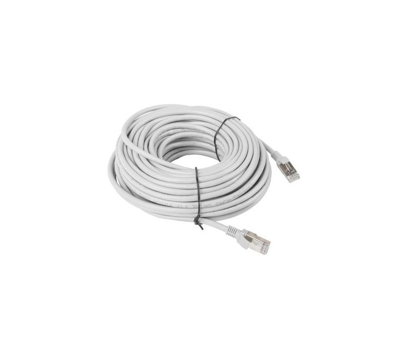 Cable Red Latiguillo UTP CAT6 RJ45 20m Lanberg PCU6-10CC-2000-S Gris