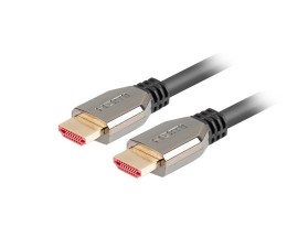 Cable HDMI 2.1 M/M Lanberg 8K 60hz 1m CA-HDMI-30CU-0010-BK Negro