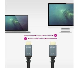 Cable HDMI 2.1 M/M Nanocable 8K 2m 10.15.8002 Negro