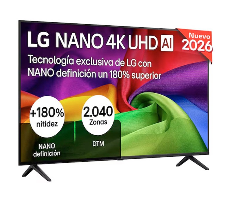 Televisor LG 50" 50NU8E0B3LA UHD Nano A7 WebOS26 HDR10PR