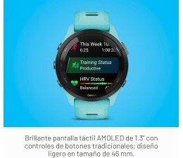 Smartwatch Garmin Forerunner 265 010-02810-12 - Turquesa